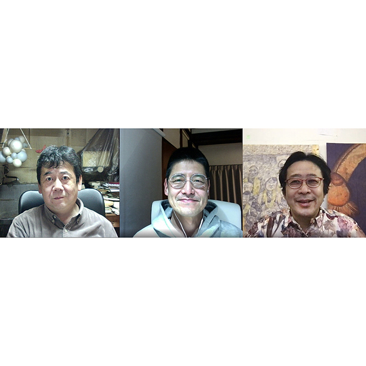 力五山ー加藤力 渡辺五大 山崎真一 作家 大地の芸術祭