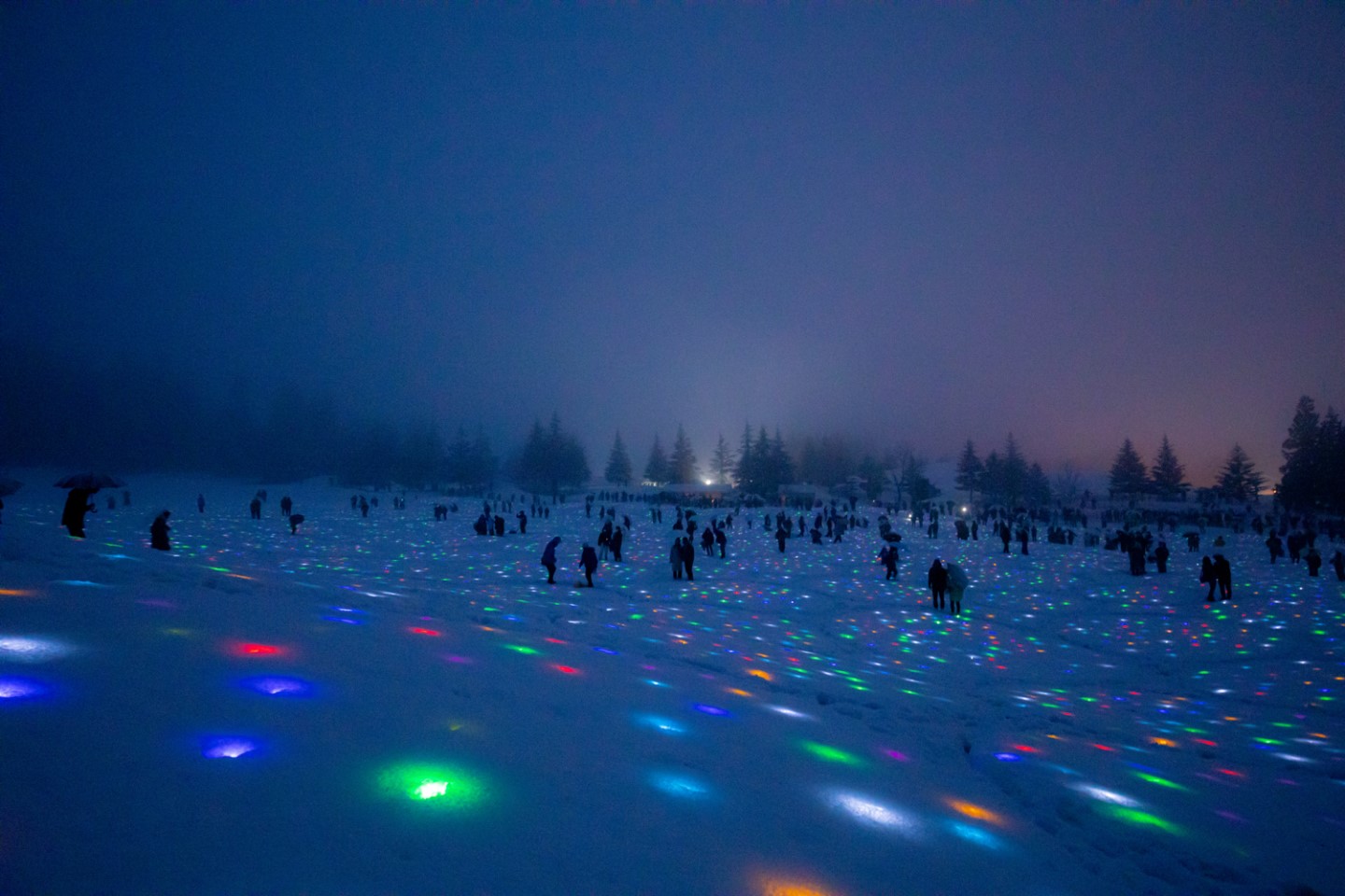 Thank You For Coming To Echigo Tsumari Snow Fireworks Gift For Frozen Village 21 News Echigo Tsumari Art Field