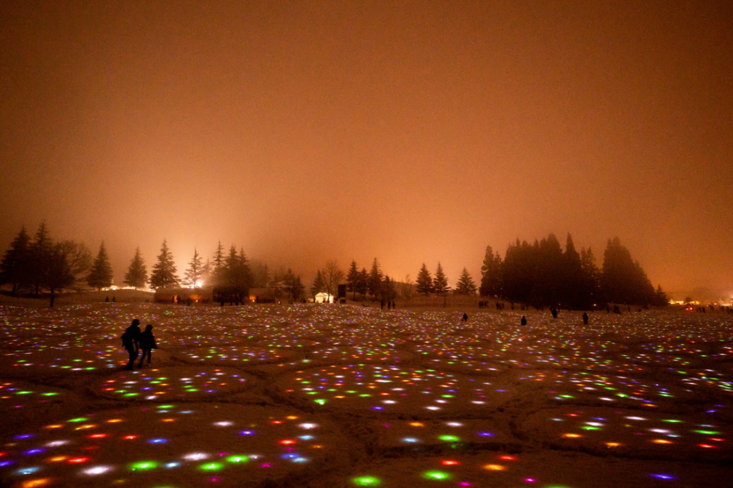 Thank You For Coming To Echigo Tsumari Snow Fireworks Gift For Frozen Village 21 News Echigo Tsumari Art Field