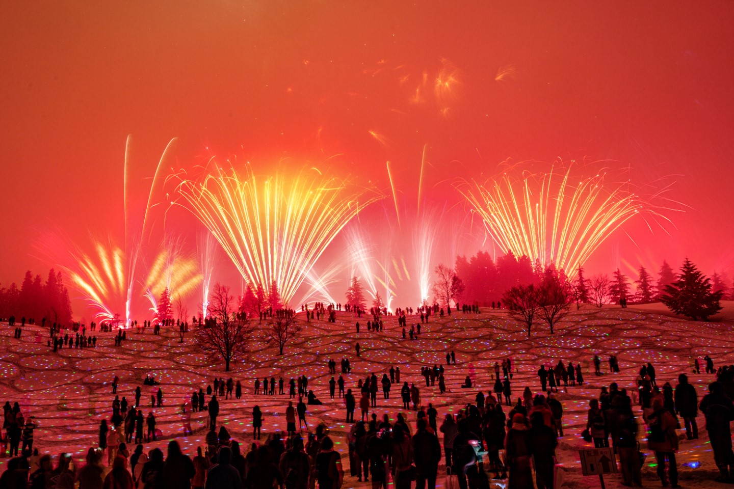 Thank You For Coming To Echigo Tsumari Snow Fireworks Gift For Frozen Village 21 News Echigo Tsumari Art Field